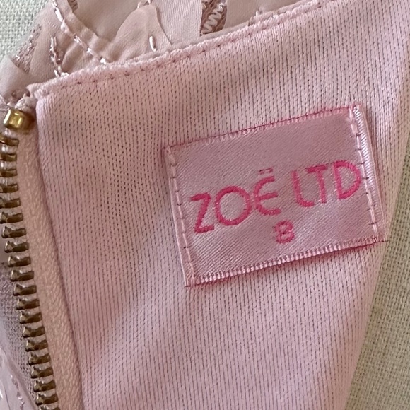 Zoe Ltd. Girls Formal Pink Dress LIKE NEW, WORN ONE TIME Size 8, Valentine's Day - Picture 7 of 16